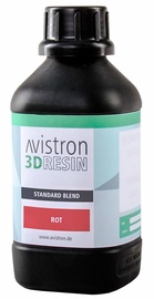 Palīgmateriāli 3D printeriem Avistron 3D Resin Standard Blend, sarkana