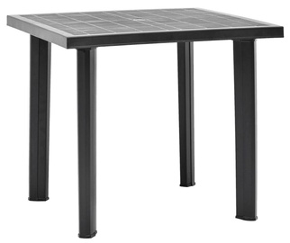 Lauko stalas VLX Fiocco, juodas, 80 cm x 75 cm x 72 cm