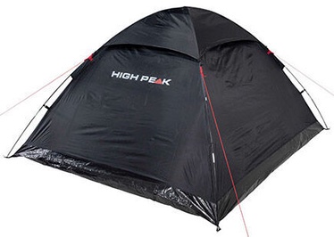 Četrvietīga telts High Peak Monodome XL 4, melna