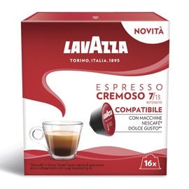 Kavos kapsulės Lavazza espresso cremoso, 0.128 kg, 16 vnt.
