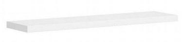 Black Red White Kaspian Shelf 25x105x4cm White
