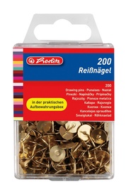 Кнопки-гвоздики Herlitz 8770208, 1 см x 1 см, 200 шт.