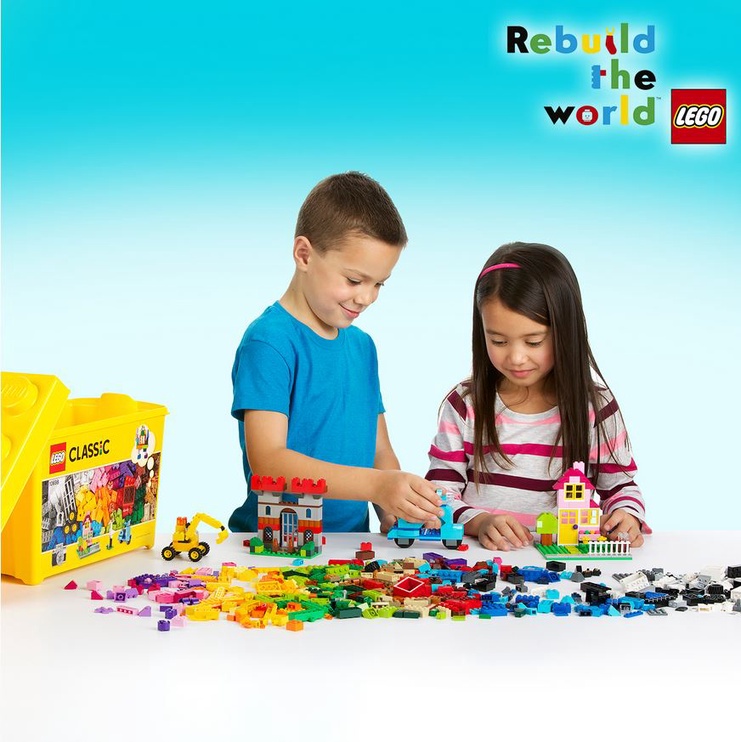 Konstruktors LEGO® Classic LEGO® Lielā izmēra radošais klucīšu komplekts 10698, 790 gab.