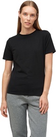 Audimas Womens Stretch Cotton T-shirt Black XL