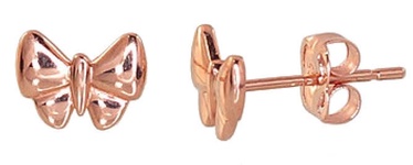 Diamond Sky Gold Earrings Golden Butterfly XVI