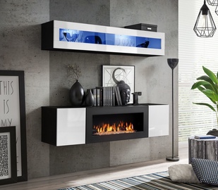 ASM Fly N2 Living Room Wall Unit Set White/Black