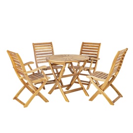 Home4you Cherry Garden Furniture Set Natural K133242