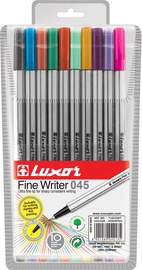 Lodīšu pildspalva Luxor 7140 / 10WT, balta, 0.8 mm, 10 gab.