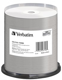 Накопитель данных Verbatim 100x 700MB CD-R 52x 43718