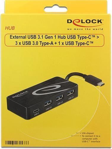 USB jaotur Delock, 7 cm