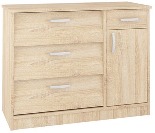 Batų spintelė ML Meble ML 03 Sonoma Oak, 900x400x700 mm