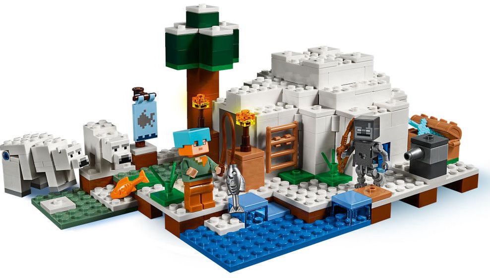 Konstruktorius Lego Minecraft The Polar Igloo Senukai Lt