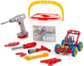 Rotaļu meistara instrumenta komplekts Wader-Polesie Young Engineer Car 58096