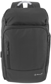 Mugursoma Tellur Business L, melna, 17.3"