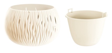 Вазон Prosperplast Sandy Bowl DSK370-CY728, кремовый