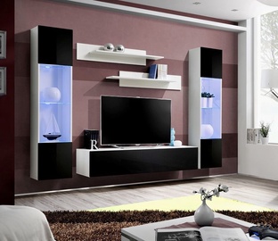 Комплект мебели для гостиной ASM Fly A3, черный/светло-серый