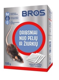 Химическое средство от вредителей Bros Rats/​Mice Pelletes 100g