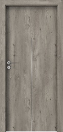 Полотно межкомнатной двери Porta H1 Porta line H1, правосторонняя, сибирский дуб, 203 x 84.4 x 4 см