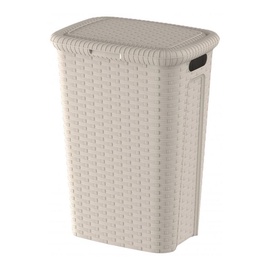 Diana Rattan Laundry Bin 50l Beige