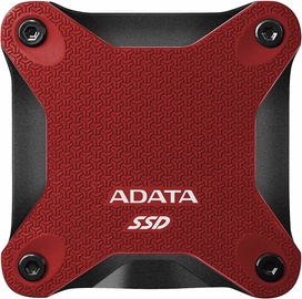 Cietais disks Adata SD600Q, SSD, 480 GB, sarkana