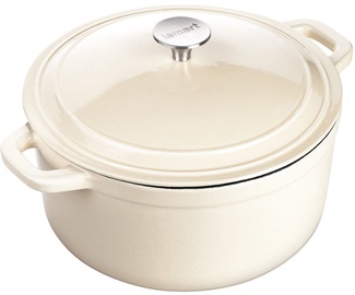 Lamart Cast Iron Pot with Lid LT 1061 Cream
