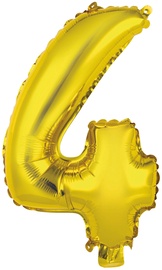 Folijas balons cipars 4, zelta