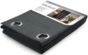 Ночные шторы AmeliaHome Blackout, серый, 140 см x 245 см