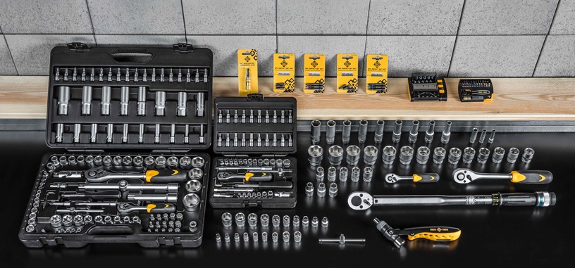 Коробка Forte Tools MG-22 Toolbox 582x234x310mm Black/​Yellow