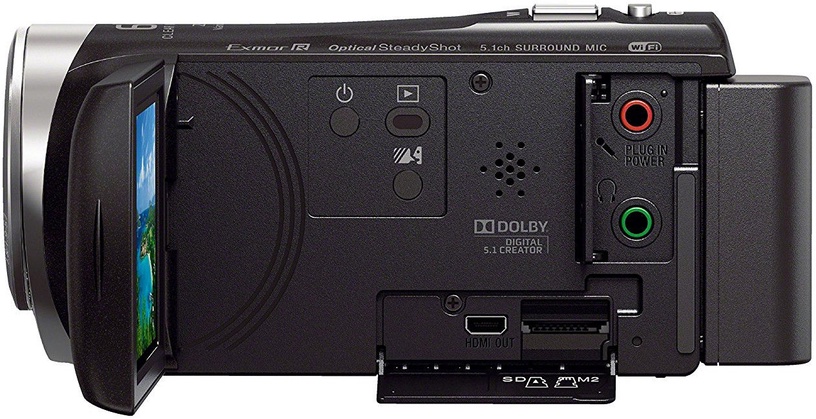 Vaizdo kamera Sony HDR-CX450, juoda, 1280 x 720