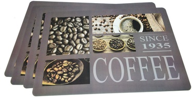 Fissman Table Mat Set 4Pcs 43.5x28.5cm Coffee 1935 0659