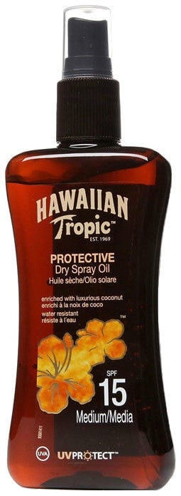 hawaiian tropic protective dry oil spf 15