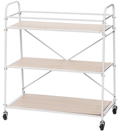 Plaukts Verners 4Living on Wheels Wood, 640x660x300 mm