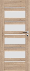 Полотно межкомнатной двери PerfectDoor Evia 01, левосторонняя, дуб сонома, 203.5 x 64.4 x 4 см