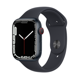 Viedais pulkstenis Apple Watch 7 GPS + Cellular 45mm, pelēka