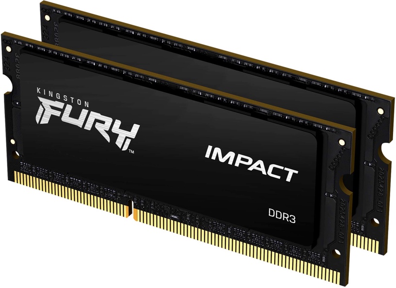 Оперативная память (RAM) Kingston Fury Impact, DDR3 (SO-DIMM), 16 GB, 1866 MHz