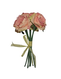 Букет искусственных цветов, роза Domoletti, розовый, 300 мм