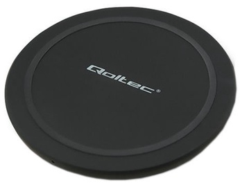 Qoltec Ring Wireless Charger Qualcomm QuickCharge 3.0 10W Black