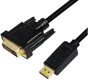 Kabelis Logilink Cable DisplayPort to DVI cable Displayport, DVI, 1 m, juoda