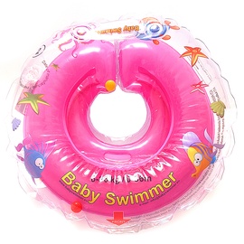 Piepūšams riņķis Baby Swimmer Neckring, rozā