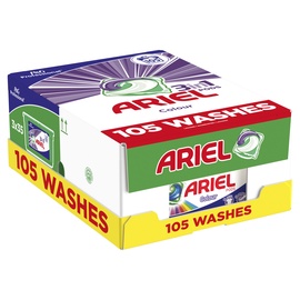 Skalbimo kapsulės Ariel Colour, 105 vnt.
