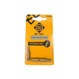 UZGALIS SKRŪVGRIEŽA TX20X25MM 3GB TIN (FORTE TOOLS)