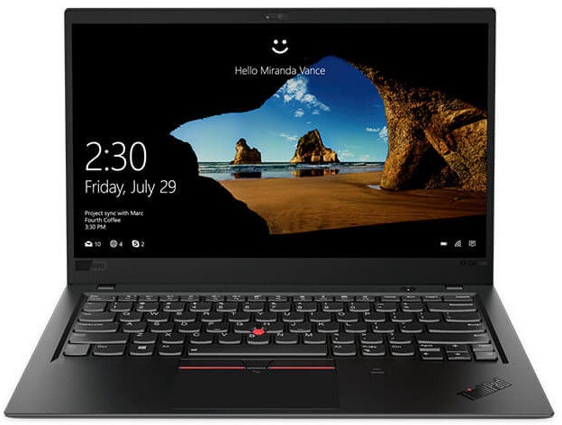 Nešiojamas kompiuteris Lenovo ThinkPad X1 Carbon 6th Gen Black 20KH006LPB, Intel® Core™ i7-8550U, 16 GB, 512 GB, 14 ", Intel® UHD Graphics 620, juoda