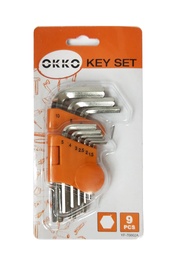 Ключ шестигранник Okko Hexagon Key Set 9pcs YF-70002A