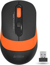 Kompiuterio pelė A4Tech FStyler FG10, juoda/oranžinė