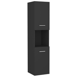 Шкаф для ванной VLX 804999, серый, 30 x 30 см x 130 см