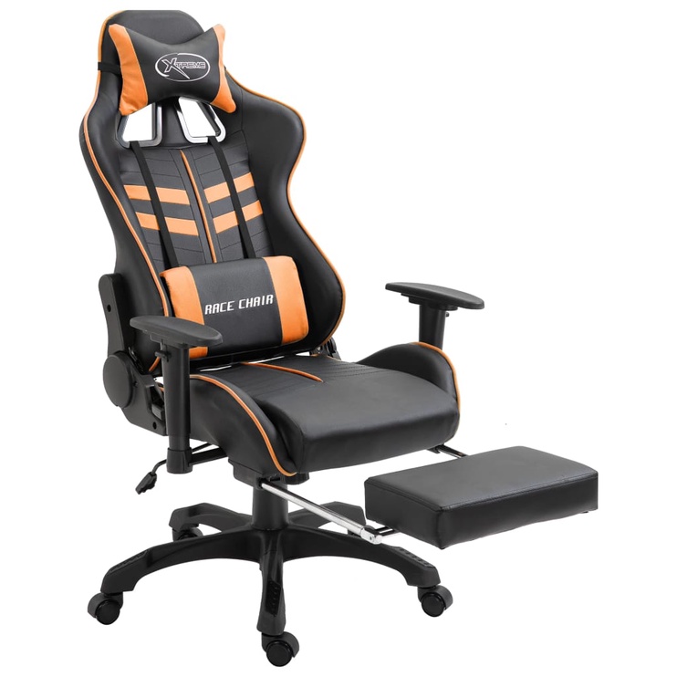 Игровое кресло VLX Xtreme Race, черный/oранжевый
