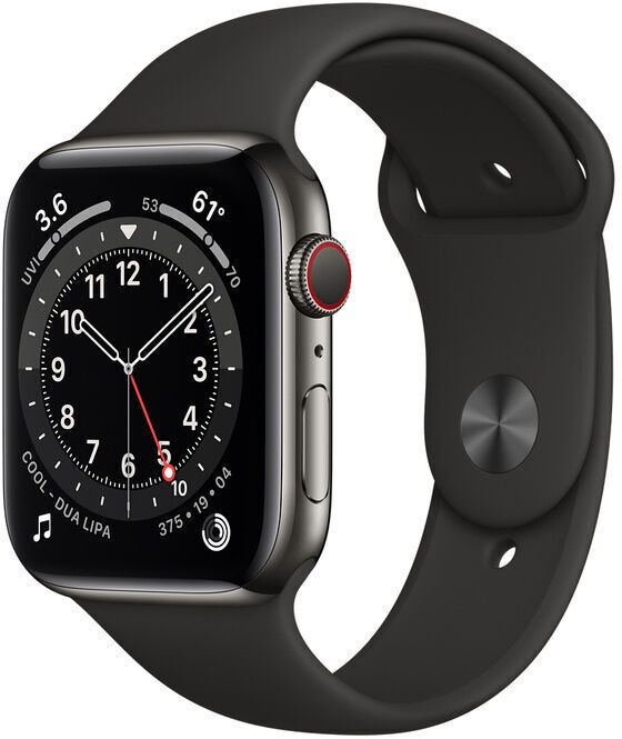 Nutikell Apple Watch 6 GPS + Cellular 44mm, must