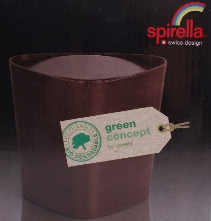 Atkritumu tvertne Spirella Trix Eco Plant-Fibre 2015453, brūna