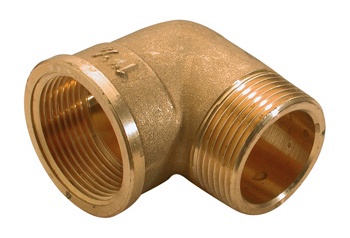 Elkonis TDM Brass Elbow With Internal & External Thread 1 1/2'' 210P