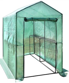 Besk Greenhouse With Shelves 155x140x200cm
